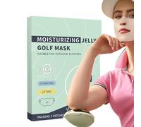 UV Sunscreen Patch for Golf, Breathable Sun Protection Patch for Sports, Hydrating Skin Care Masque for Outdoors, Convenient Golf Sunscreen Patch for Long-Lasting UV Protection
