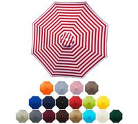 UV50+ Replacement Canopy for 2.0m-3.0m Outdoor Sun Umbrella - Durable Parasol Fabric for Cantilever Market Table with 6/8 Ribs - Ultimate Skin Protection from UV Rays