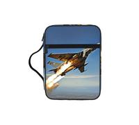 UVBDF Aircraft Fighter Jets - Elegante bolsa de protección de la Biblia impresa resistente al desgaste para viajes, iglesia y clase bíblica