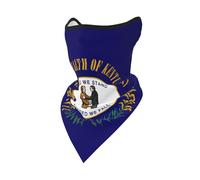 UVBDF Bufanda facial con la bandera del estado de Kentucky, transpirable para correr, acampar, escalar