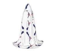 UVBDF Capa con capucha para adolescentes, diseño de mapa de la bandera de Nueva Zelanda, disfraz gótico medieval para cosplay, teatro