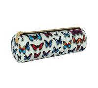UVBDF Estuche de papelería escolar con diseño de mariposa y violonchelo, bonito soporte para lápices para niños y niñas, estuche de regalo para niños, White, Talla única, Organizador de bolsas