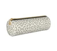 UVBDF Estuche de papelería escolar con patrón de leopardo marrón, bonito soporte para lápices para niños y niñas, estuche para bolígrafos para personas mayores, regalo para niños, White, Talla única