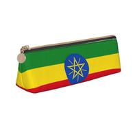 UVBDF Estuche escolar con la bandera de Etiopía para niños con cremallera, pequeñas bolsas simples para bolígrafos, estuche de maquillaje cosmético, White, Talla única, Organizador de bolsas