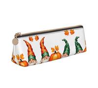 UVBDF Estuche escolar tradicional de gnomo navideño para niños con cremallera, pequeñas bolsas simples para bolígrafos, estuche de maquillaje cosmético, White, Talla única, Organizador de bolsas