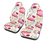 UVBDF Flamingo Accessories - Juego de 2 fundas universales para asientos de coche, camiones, SUV