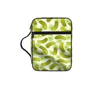 UVBDF Sushi Dill Pickles - Elegante bolsa de protección de la Biblia impresa resistente al desgaste para viajes, iglesia y clase bíblica