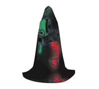 UVBDF Traje de la feria renacentista con capucha para adolescentes, gótico, medieval, cosplay, teatro