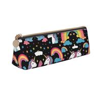 UVBDF Unicorn Accessories - Estuche escolar para lápices para niños con cremallera, pequeñas bolsas simples para bolígrafos, estuche de maquillaje cosmético, White, Talla única, Organizador de bolsas