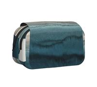 UVBDF Within The Tides Printing School - Estuche organizador de doble capa para lápices, bolsa de papelería para niños, Black, Talla única, Organizador de bolsas
