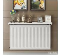 UVCMDUI Blanco Balda Radiador, AleacióN De Aluminio Estante Radiador, Estante Superior del Radiador PrevencióN De Humo Y Polvo, No Requiere PerforacióN, Alta Resistencia A La Humedad,85cm/33.46in