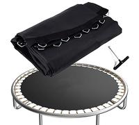 UVCMDUI Estera de Salto de Repuesto para Cama Elásticade ø 183 244 305 366 396 427 457 488 cm Tapete de Repuesto para Trampolín Tela Elástica,396cm 80 Rings