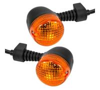UVEMOTO Rinder 238 Juego 2 Intermitentes Derecho + Izquierdo Homologados para Moto y Scooter, Compatible con Aerox Nitro Senda Eikon Tango y Otros, Sin Lámparas