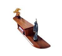 Uvency Estante Flotante de Tv Componentes de Soporte de Tv de Madera Consola de Medios Montada en la Pared Unidad Central de Entretenimiento para Decodificadores de Cable/Enrutadores/Controles R