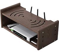 Uvency Estante Flotante Gabinete de Tv Montado en la Pared Decodificador Montado en la Pared Estante Del Enrutador Soporte de Fondo Consola de Tv Soporte de Tv Soporte de Exhibición/a / 50Cm/30Cm B/