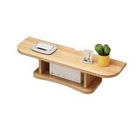 Uvency Gabinete de Soporte de Tv Consola de Medios Montada en la Pared Partición Flotante Estante de Pared de Fondo de Tv Gran Capacidad de Carga Mucho Espacio de Almacenamiento Práctico Andng/A/80X