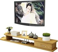 Uvency Gabinete de Tv, Tablero Bajo de Tv, Estantes Flotantes, Consola Multimedia de Tv Montada en la Pared, Partición de Almacenamiento de Decodificador, una Variedad de Colores, 35,4/43,3/51,1/59 Pu