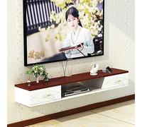 Uvency Mueble de Tv Montado en la Pared,Soporte de Tv Flotante para Sala de Estar,Decodificador de Tv Montado en la Pared Del Dormitorio Estante Pequeño Apartamento/C / 120 cm/150Cm B/B