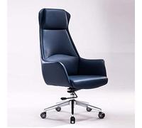 Uvency Silla de Escritorio de Oficina Chair, Silla de Oficina de Cuero, Silla de Computadora con Respaldo, Silla Giratoria Cómoda para el Hogar Simple