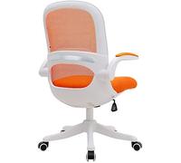 Uvency Silla de Escritorio de Oficina Silla de Oficina de Malla Silla Silla Ejecutiva Silla Giratoria con Función de Inclinación Reposabrazos Acolchados Ruedas de Nailon/Orange
