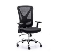 Uvency Silla de Escritorio de Oficina Silla de Recepción Silla de Oficina Ergonómica, Silla para Computadora en el Hogar, Respaldo Reclinable, Descanso para el Almuerzo, Reposapiés Silla para Jefes,