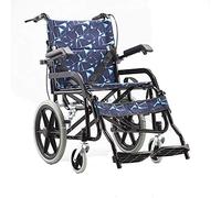 Uvency Silla de Ruedas de Tránsito Silla de Viaje-Pasamanos Ligero Plegable para Personas Mayores Discapacitadas Se Puede Subir Scooter de Viaje Portátil Pequeño para Personas Mayores/a/55*90*80Cm