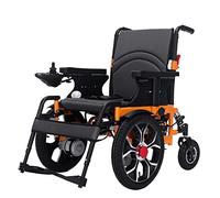 Uvency Silla de Ruedas，Silla de Ruedas Eléctrica，Modo Dual Manual/Eléctrico Conmutable，El Controlador Se Puede Instalar a la Izquierda Y a la Derecha，Silla de Ruedas Liviana，Use un Motor de Alta Pot