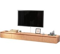 Uvency Unidad de Tv Montada en la Pared Soporte de Tv Flotante de 47,2/55,1 Pulgadas Montado en la Pared - Consola de Medios de Centro de Entretenimiento de Madera con 2 Cajones, Unidad de Estante de