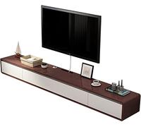 Uvency Unidad de Tv Montada en la Pared Soporte de Tv Flotante Moderno de 47,2/55,1 Pulgadas Montado en la Pared, Consola de Medios Del Centro de Entretenimiento, Unidad de Tv Colgante Estante de Alma