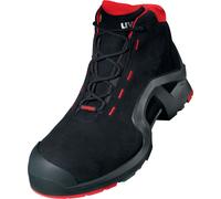 Uvex 1 Bota de apoyo S3 85172 Negro, Rojo (85172) 44 (Weite 11)
