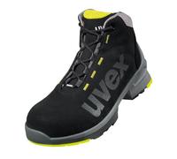 Uvex 1 Bota de Seguridad S2 SRC - Zapato Profesional de Trabajo - Punta Antiaplastamiento de Composite - Negro, Talla 39