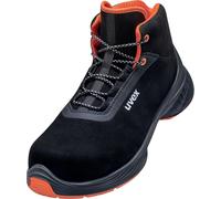 Uvex 1 G2 Bota S2 68508 Negro, Rojo (68508) 40 (Weite 14)