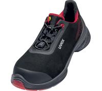 Uvex 1 G2 Halbzapatos S3 68382 Negro, Rojo (68382) 43 (Weite 14)