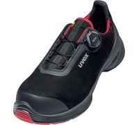 Uvex 1 G2 Halbzapatos S3 68402 Negro, Rojo (68402) 51 (Weite 11)