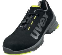 Uvex 1 Halbzapatos S2 85448 Negro, Amarillo (85448) 49 (Weite 11)