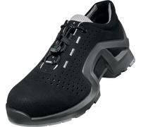 Uvex 1 X-Tended Support, Zapatos de Trabajo Hombre, Negro Gris, 48 EU