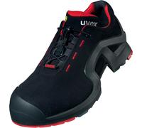 Uvex 1 Soporte Halbzapatos S3 85162 Negro, Rojo (85162) 39 (Weite 12)