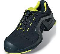 Uvex 1 X-tended Support Zapato Profesional de Seguridad S1 P SRC | Zapatilla Deportiva de Trabajo | Punta Antiaplastamiento de Composite | Negro