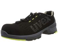Uvex 1 - Zapatos de seguridad S1 SRC ESD - Negro/Lima - Talla 42