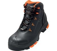 Uvex 2 Botas S3 65032 Negro, Naranja (65032) 40 (Weite 10)