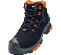 Uvex 2 Botas S3 65092 Negro, Naranja (65092) 43 (Weite 14)