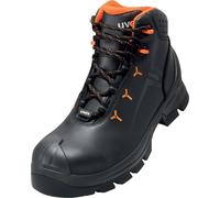 Uvex 2 Botas S3 65232 Negro, Naranja (65232) 47 (Weite 11)