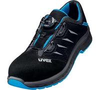 Uvex 2 Trend Boa - Zapatos de Seguridad S1P SRC ESD - Negro/Azul - Talla 44