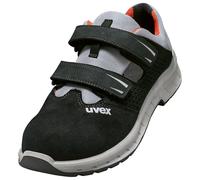 Uvex 2 Trend S1P - Zapatillas de trabajo para hombre y mujer (puntera de acero), color Gris, talla 43 EU