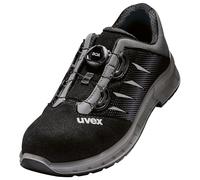 Uvex 2 Trend S3 FO SR - Zapatos de Seguridad con Puntera de Acero y prevención de la penetración, Ligeros y Transpirables, Negro, 37 EU