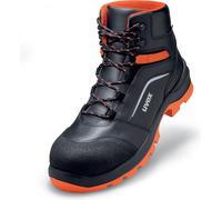 Uvex 9507249, Ankle Boot Unisex Adulto, Naranja Negro, 49 EU