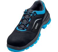 Uvex 2 Xenova® Halbzapatos S2 95578 Negro, Azul (95578) 47 (Weite 10)