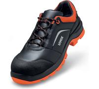 Uvex Zapatos de Trabajo 2 Xenova - Zapatos de Seguridad S3 SRC ESD - Naranja-Negro, Talla:48
