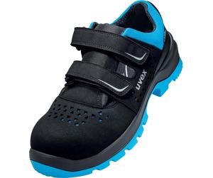 Uvex 2 Xenova® Sandalias S1 95538 Negro, Azul (95538) 42 (Weite 11)