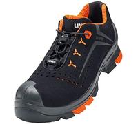 Uvex 2 Zapatos de Trabajo - Zapatos de Seguridad S1 P SRC ESD - Naranja-Negro, Talla: 45